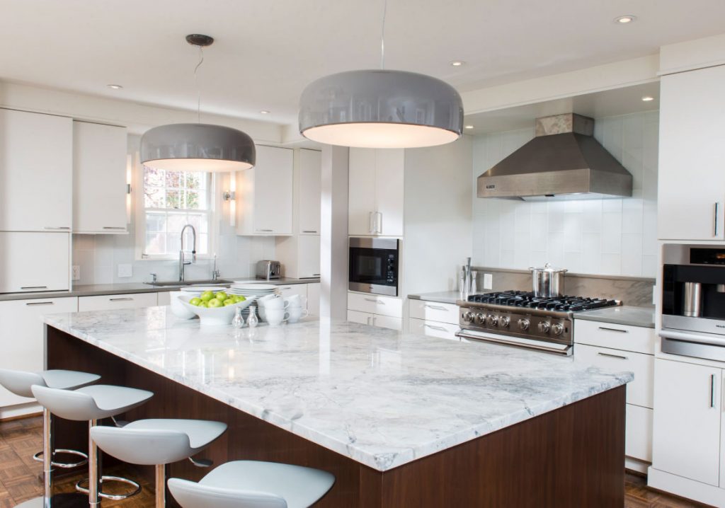 Marble countertops