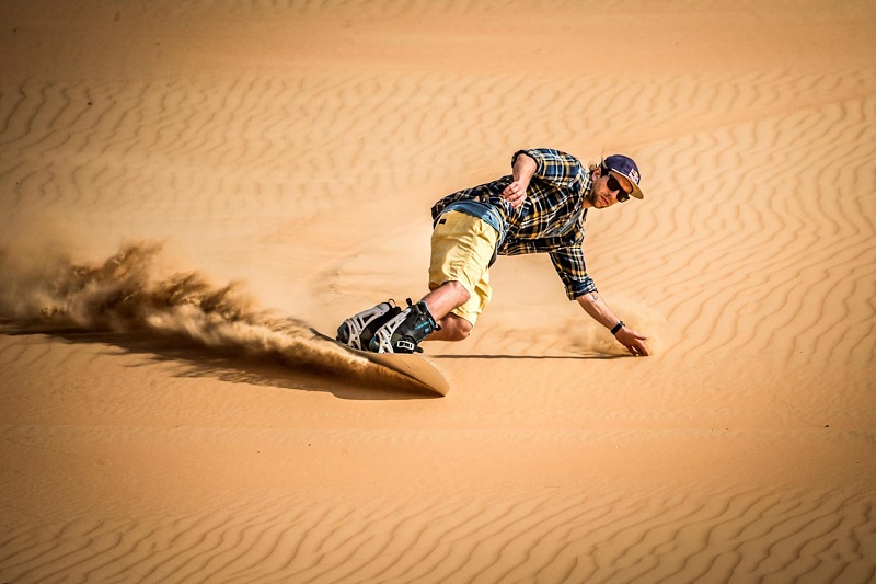 Sandboarding in Paoay