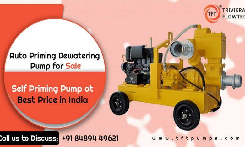 Auto Priming Dewatering Pump Supplier