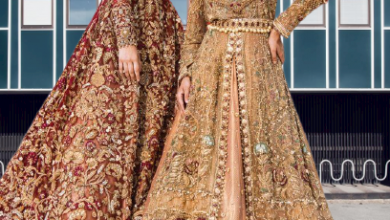 Pakistani bridal wear bright colors and great design bridal dress
