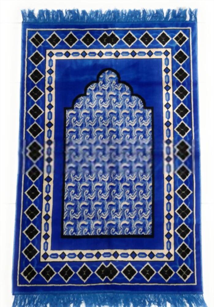 This quality Islamic Multicolored luxury prayer mat