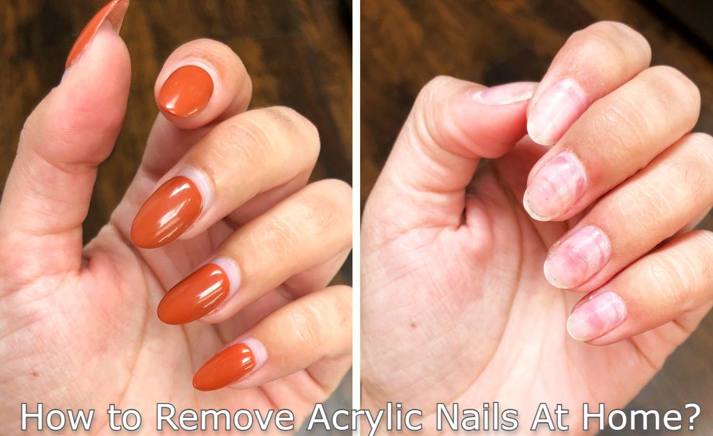 remove acrylic nails at home