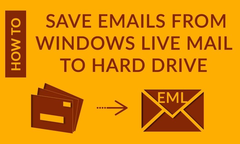 save windows live mails