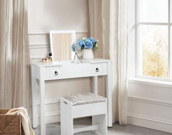 learn to choose a suitable vanity table size