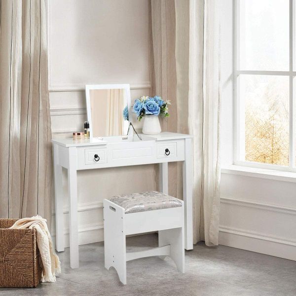 learn to choose a suitable vanity table size